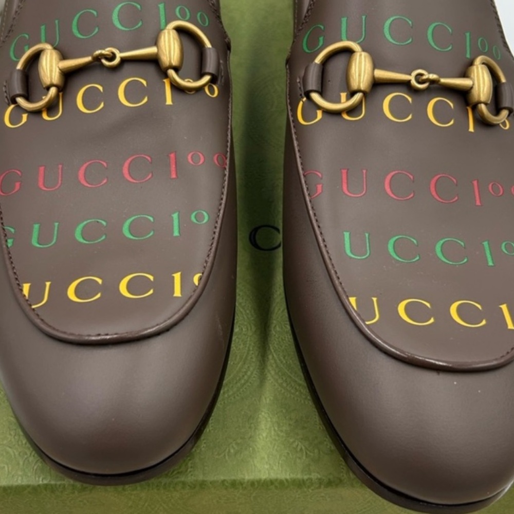 Men's Gucci JOORDAN 100th anniversary horse bit loafer . Size 8 fits 9. - Picture 3 of 12
